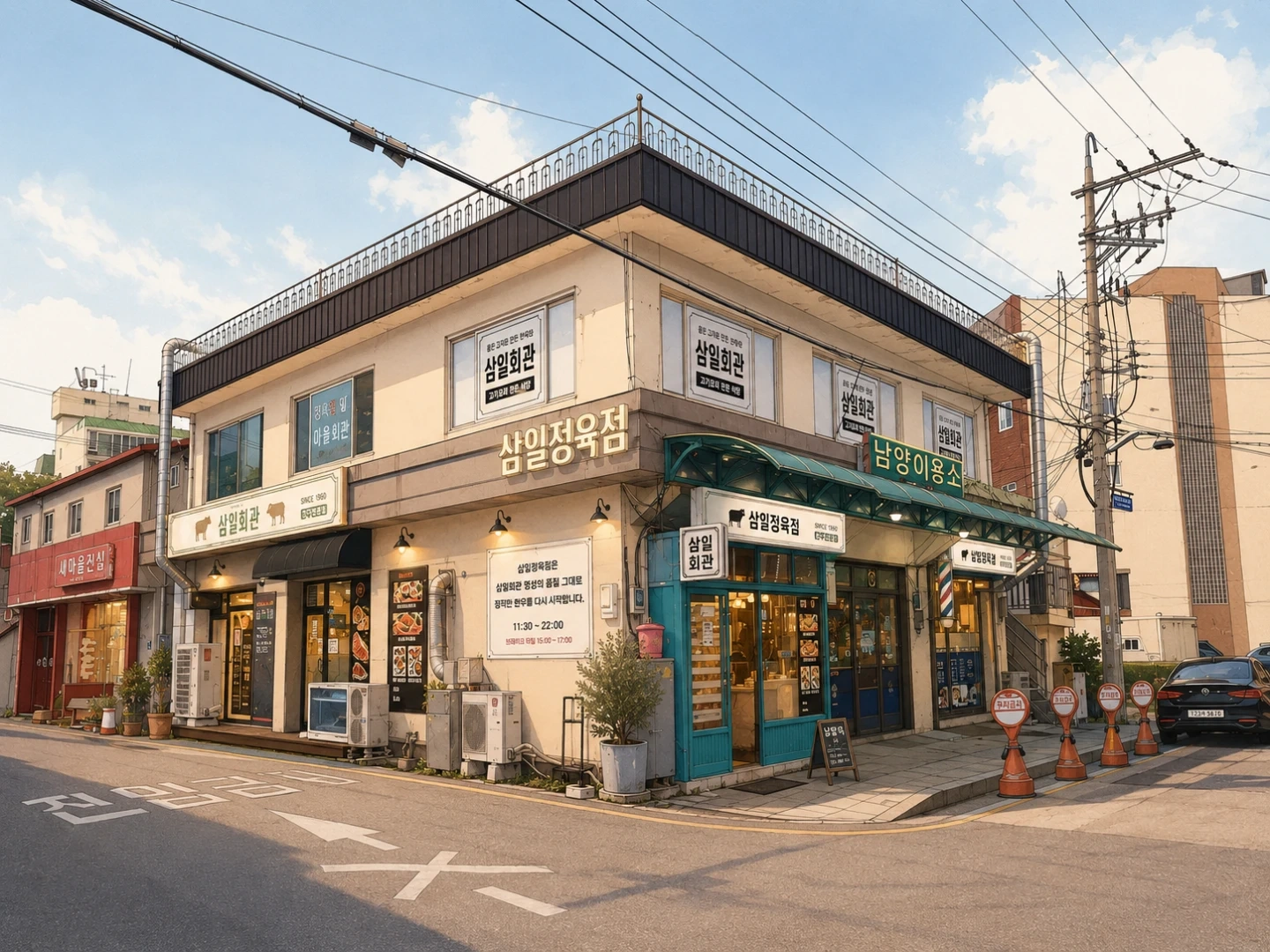 삼척 삼일회관 월급320만 주방정직원 구인(초보가능)