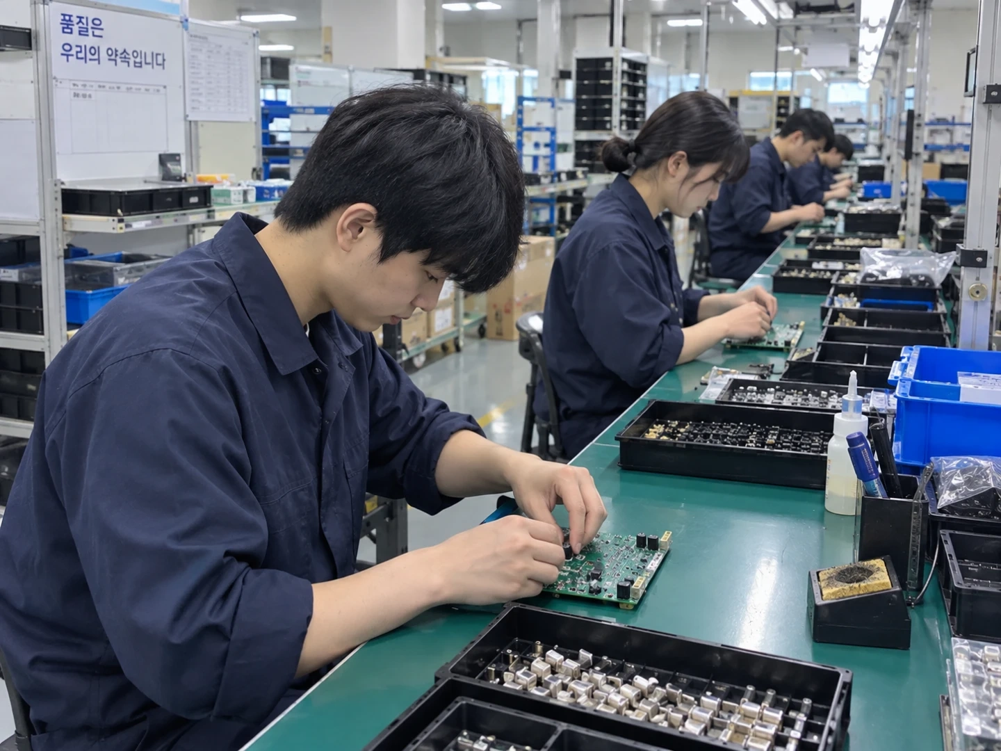 <전자회사> 좌식 간단한 조립