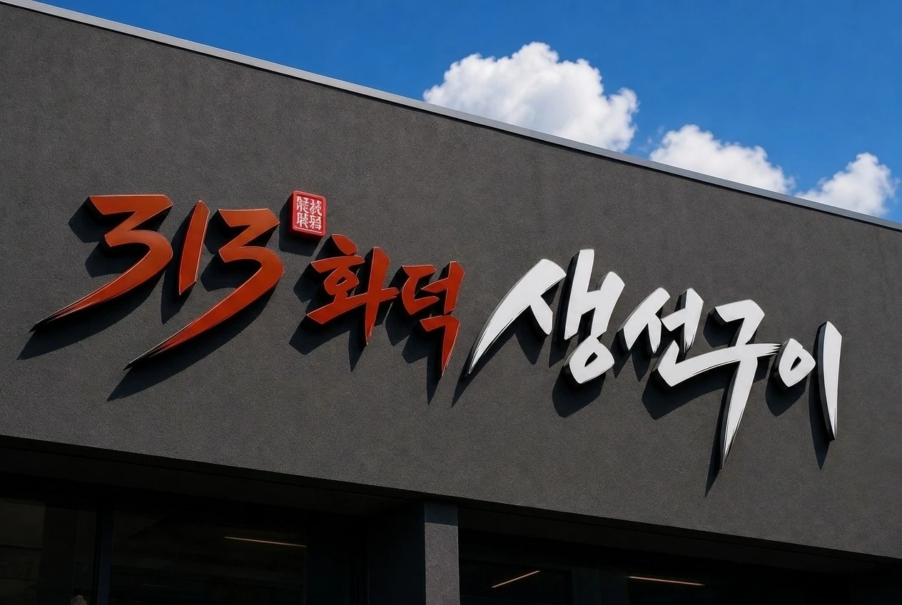 313화덕생선구이에서 오후 설거지 및 주방보조