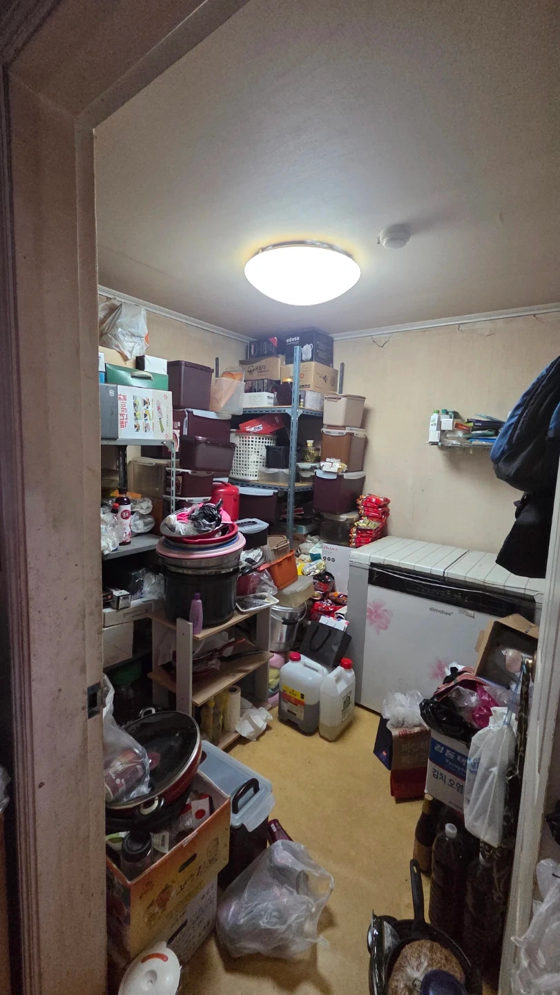 아파트 짐 버리고 분리수거