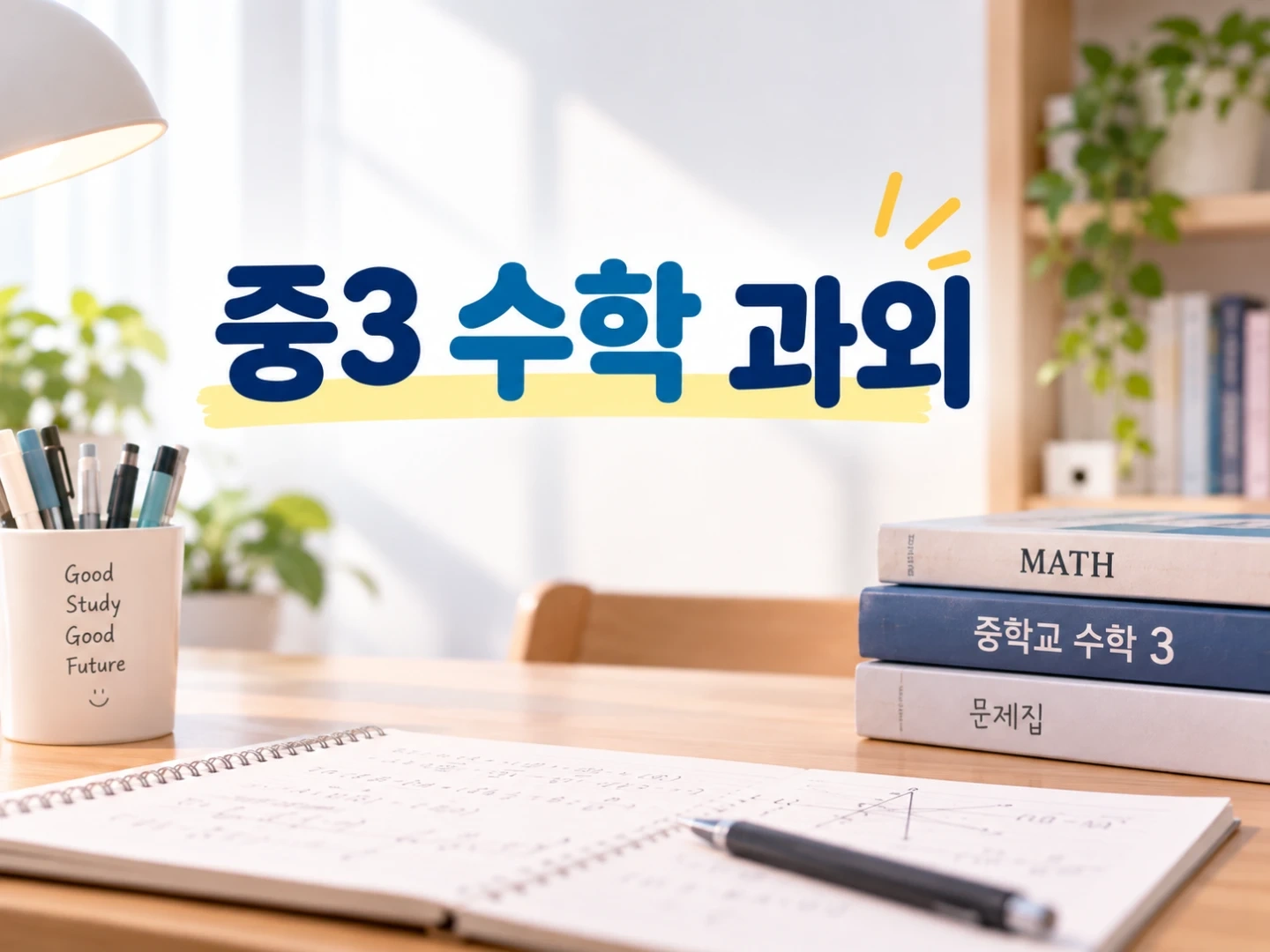 중학교 3학년 남학생 수학 과외 선생님 구합니다.