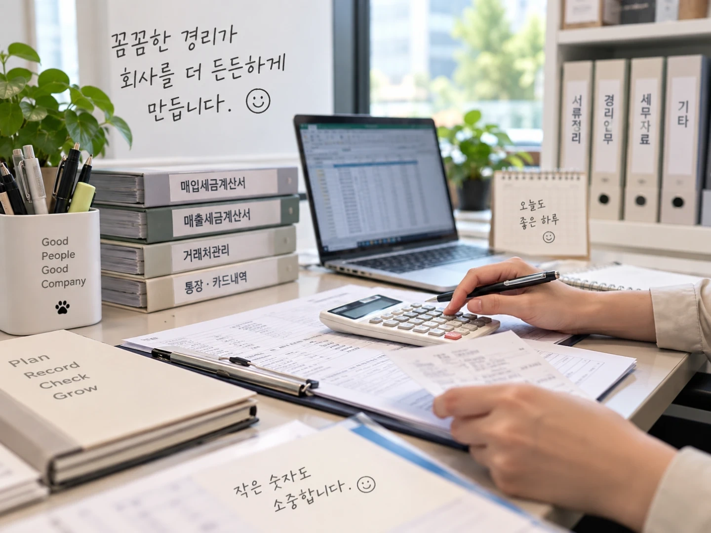 경리 회계 사무보조 경력자 구합니다 주 5일 오전