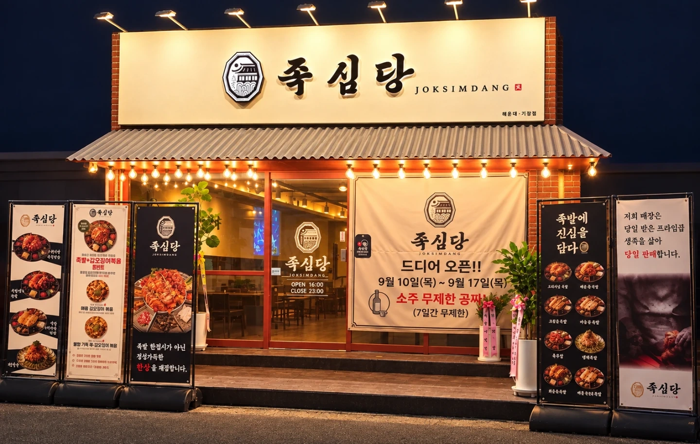 족심당 해운대직영점 주방 알바 모집합니다