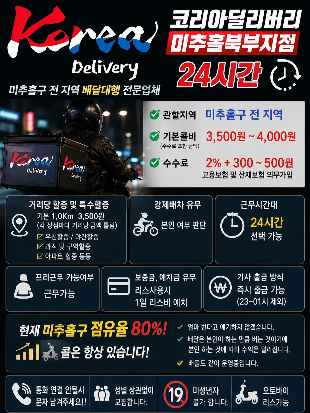 코리아 딜리버리 북부지사