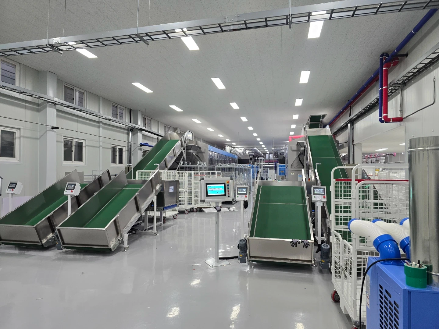 전자동세탁공장 auto laundry factory