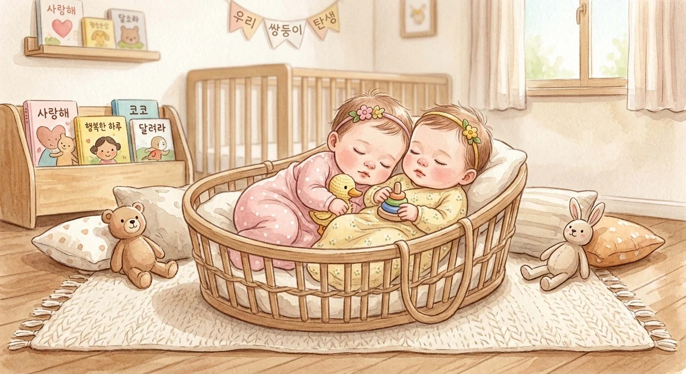 2개월 여아쌍둥이 입주시터님 구합니다