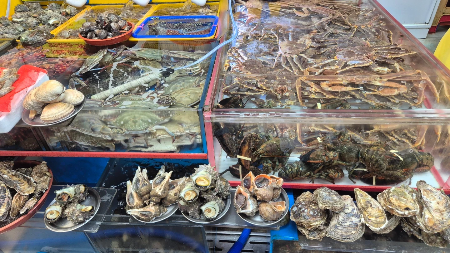 자갈치시장 해산물 판매 직원, 알바 구합니다