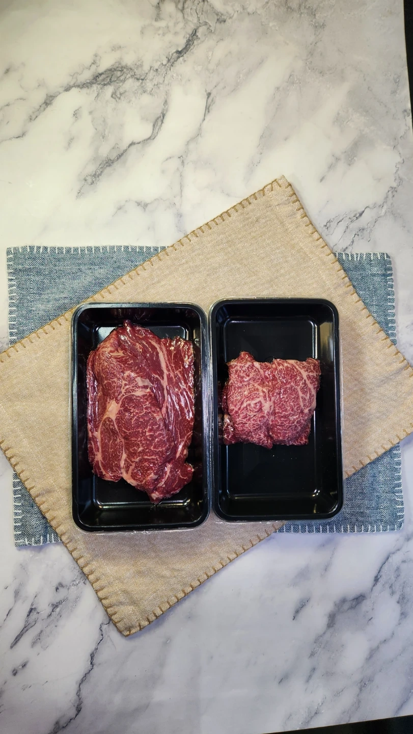 고기 200g 트레이 담기 소포장(단기)