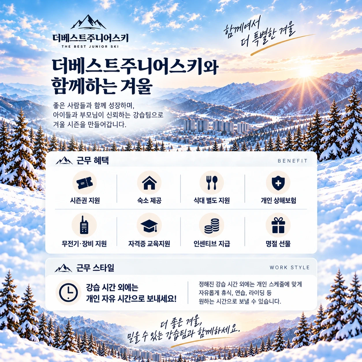 비발디파크 27/27 스키 보드 강사 모집