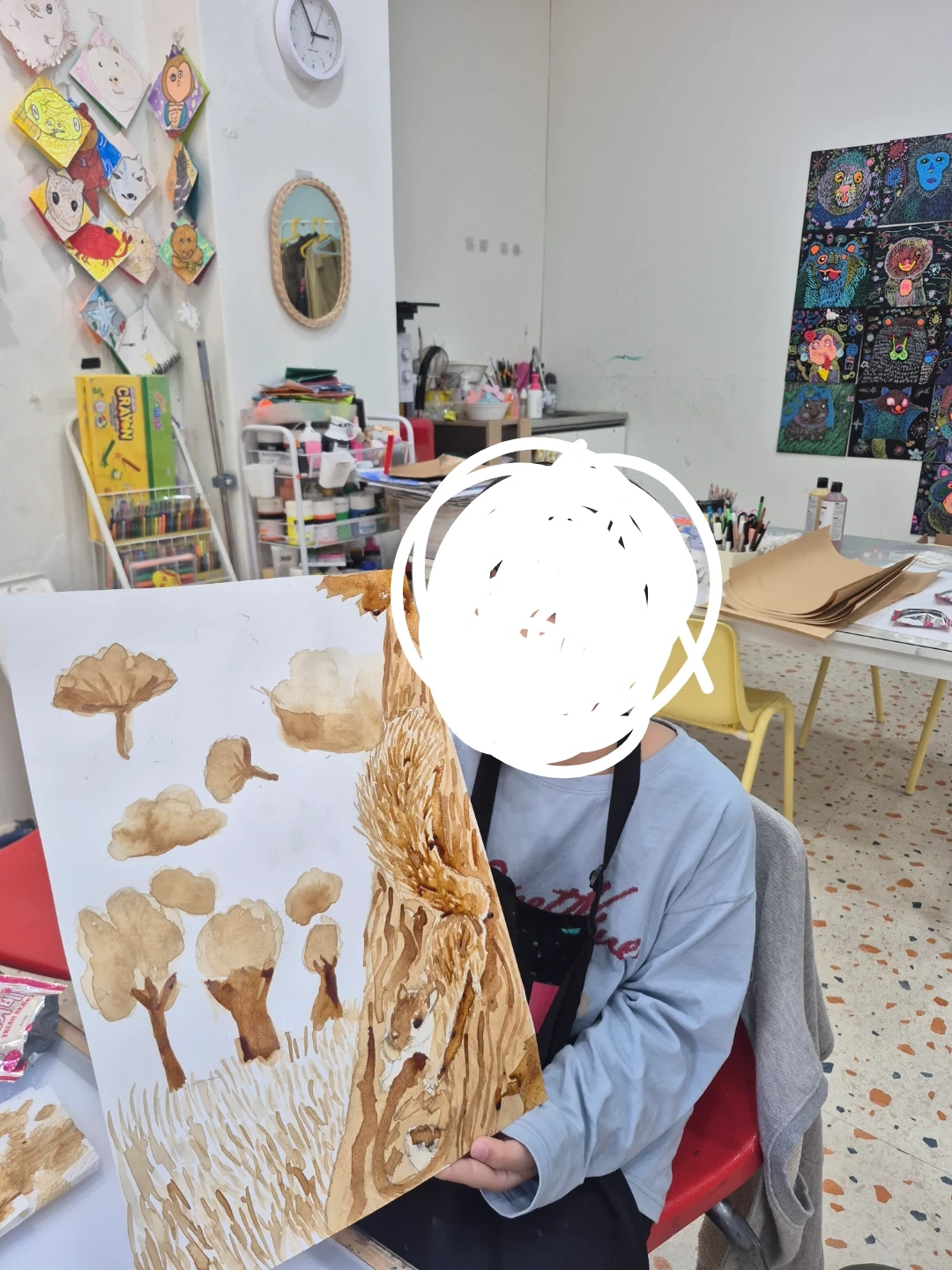 미술학원 보조