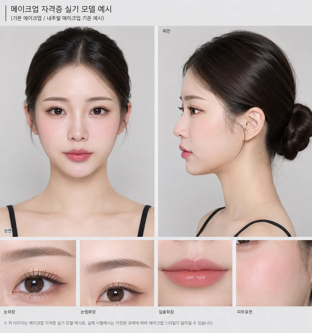 10/29/목 메이크업자격증 실기 모델 구합니다:)