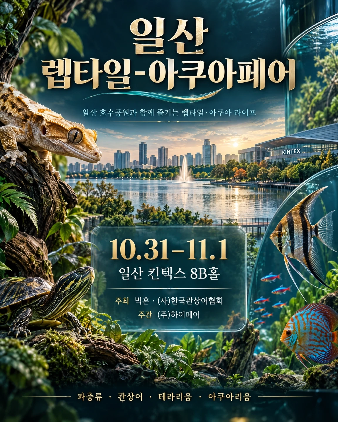 일산 킨텍스 파충류관상어박람회 부스 판매 알바 모집
