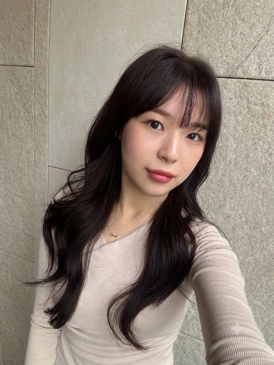 레이어드컷 모델 구합니다