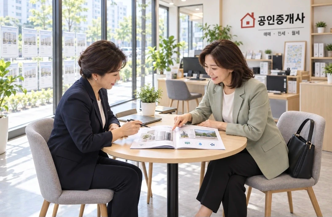 방문홍보(브로셔전달) 수도권내 공인중개사