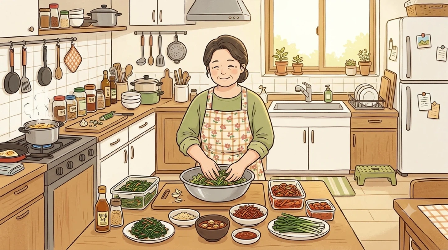 반찬 이모님 모셔요