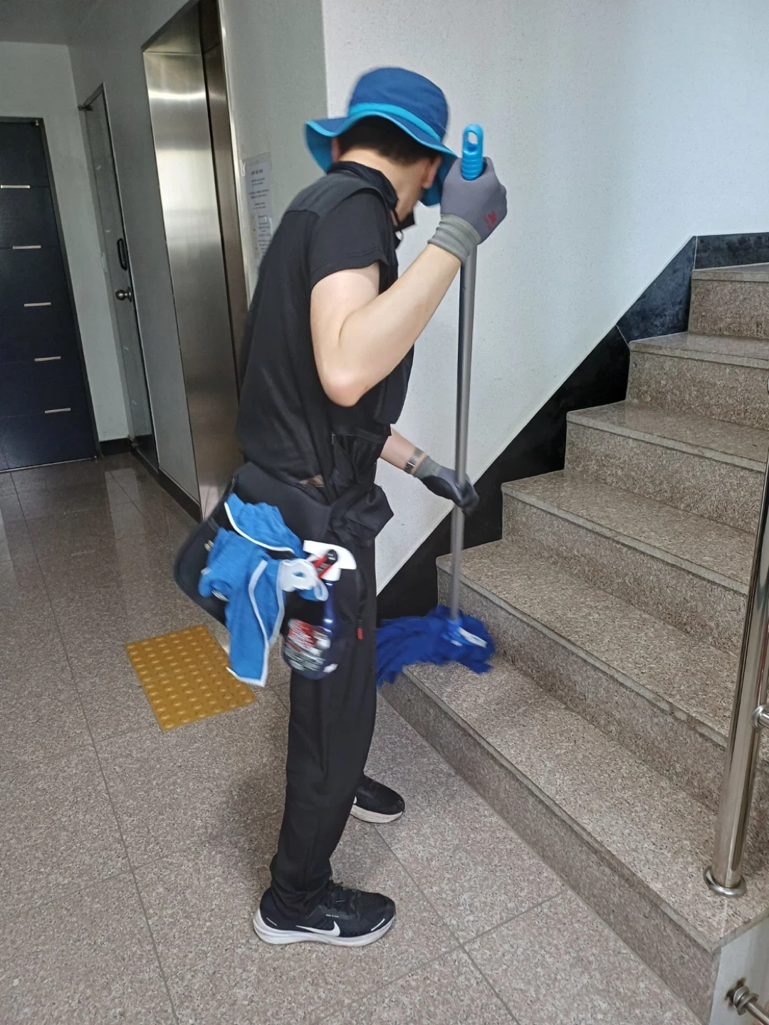정기 계단청소 보조알바 구래요