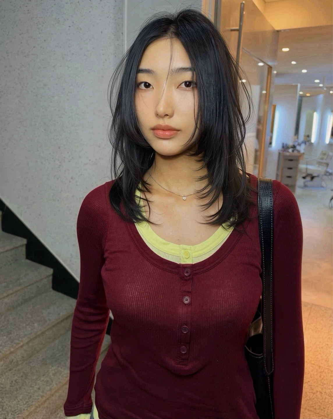중단발 / 미디움 레이어 모델
