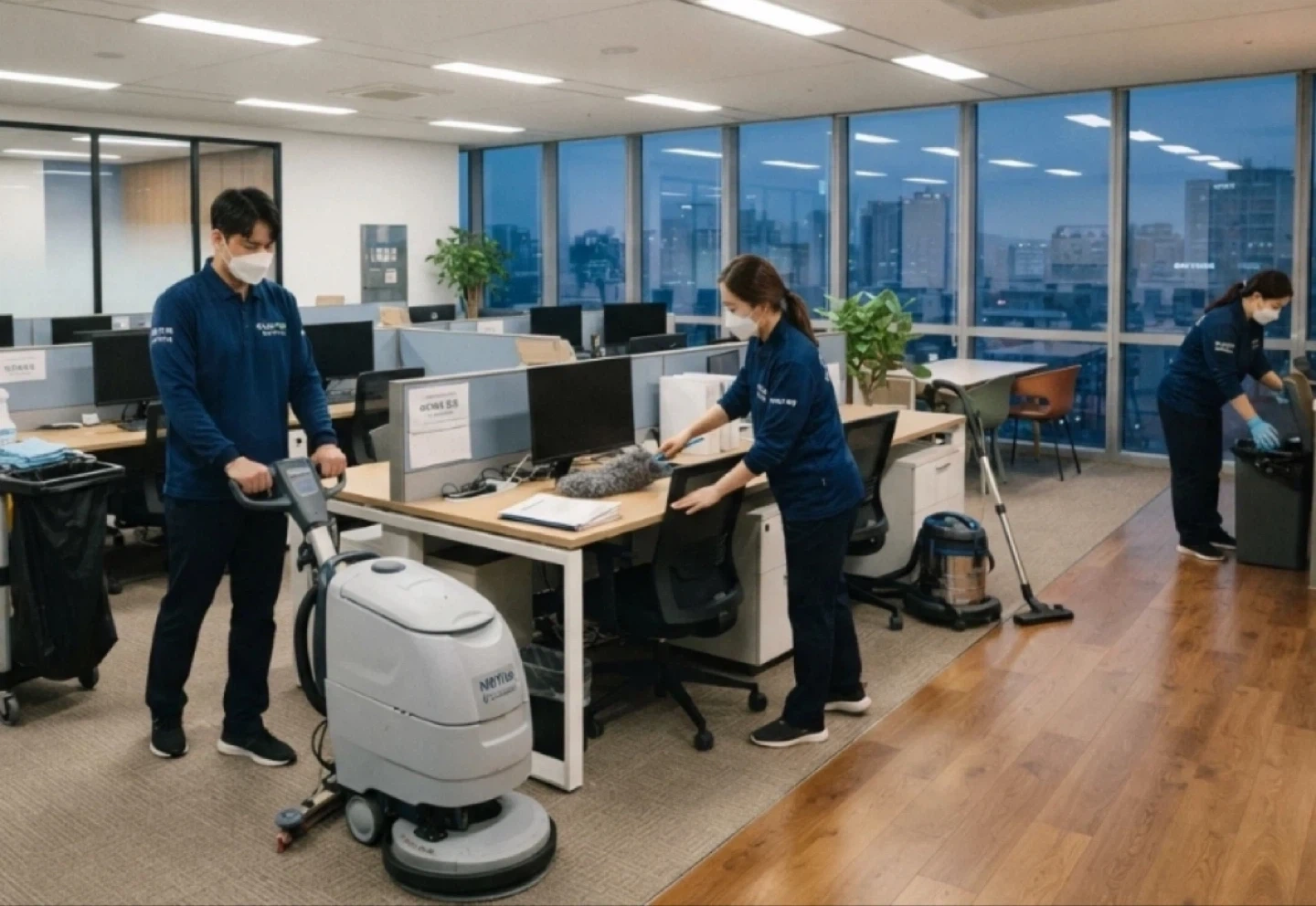 야간 정기청소 파트너사 모집 (사업자필수)