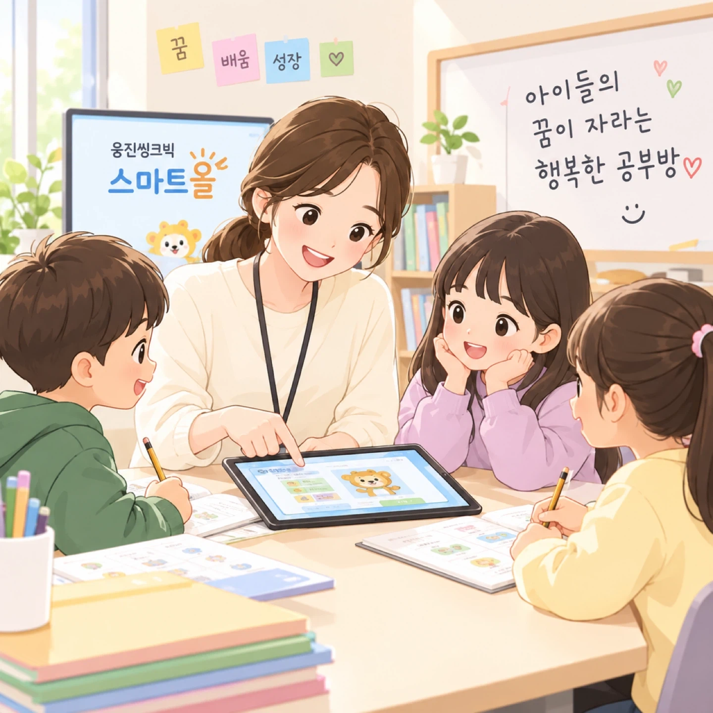 아이들을 좋아한다면 도전해 보세요! 공부방 원장 모집