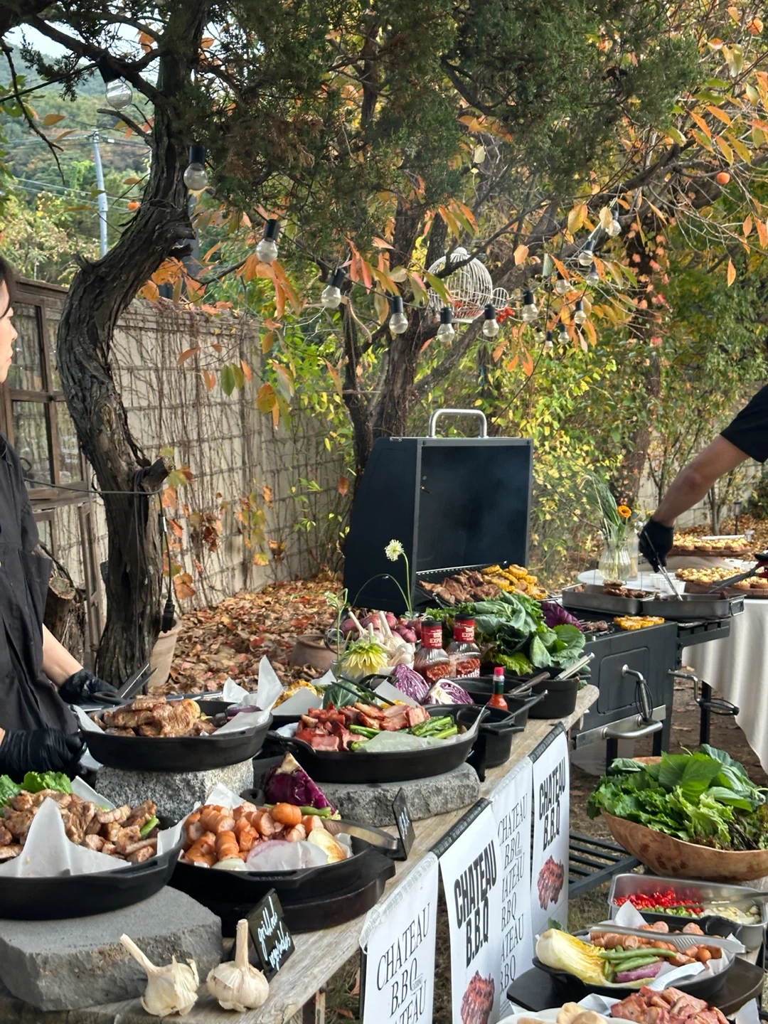 파티행사 보조 바베큐굽기, 설거지, 청소