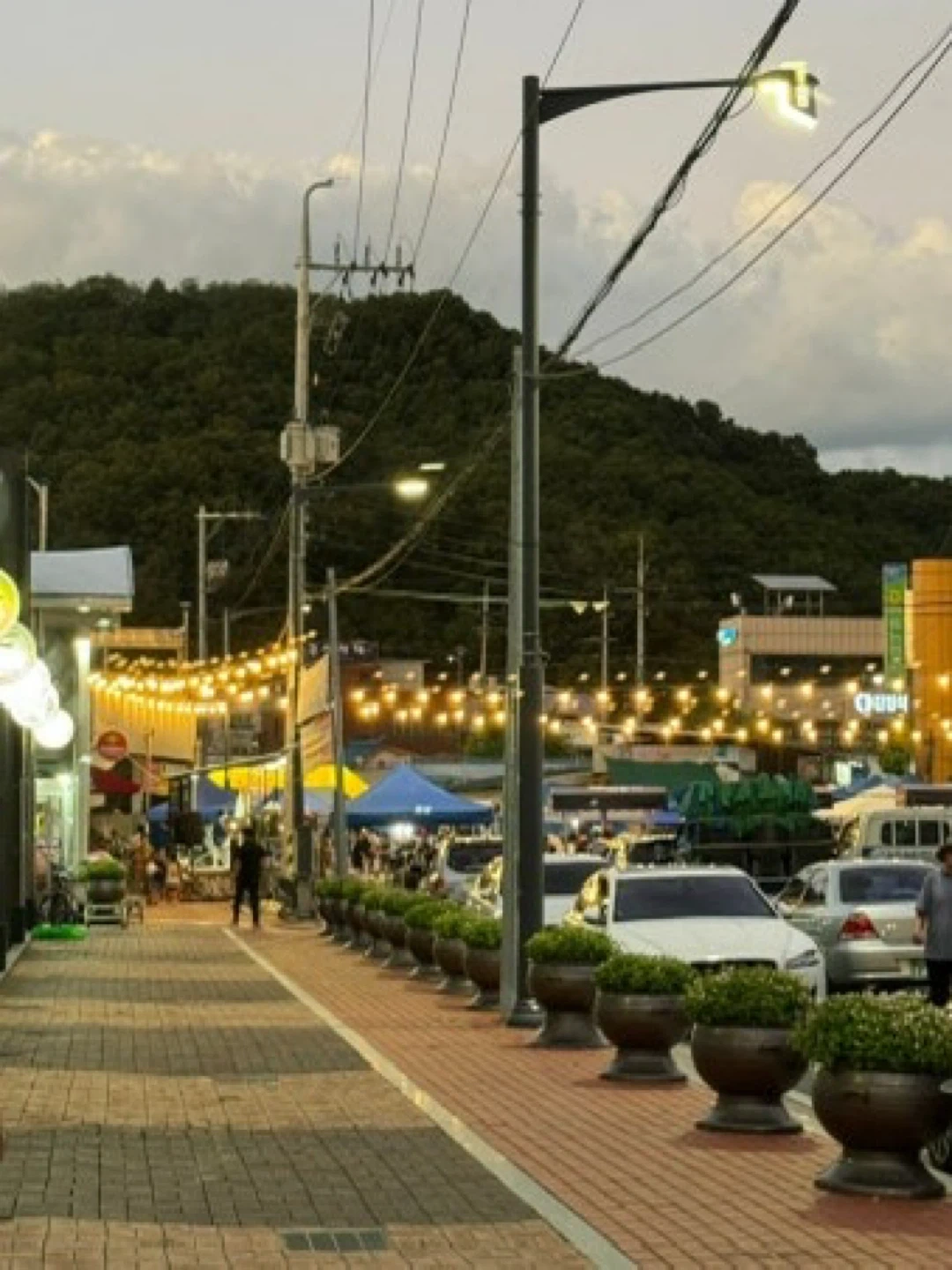 용상시장 야시장 행사보조 구인