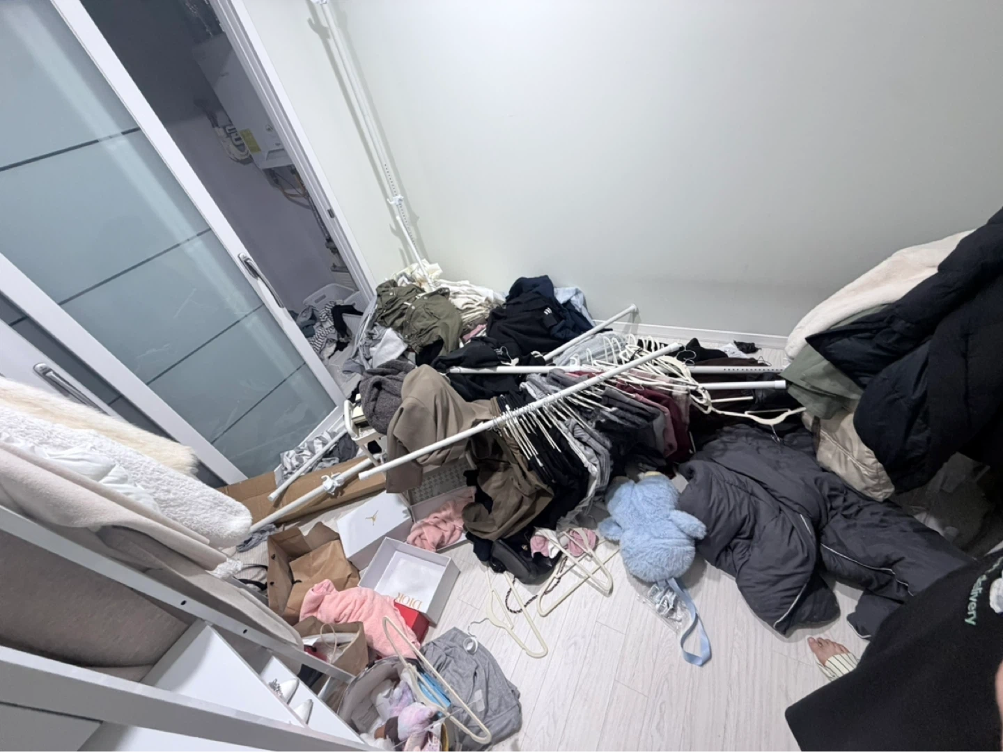 옷방 좀 정리해주실분