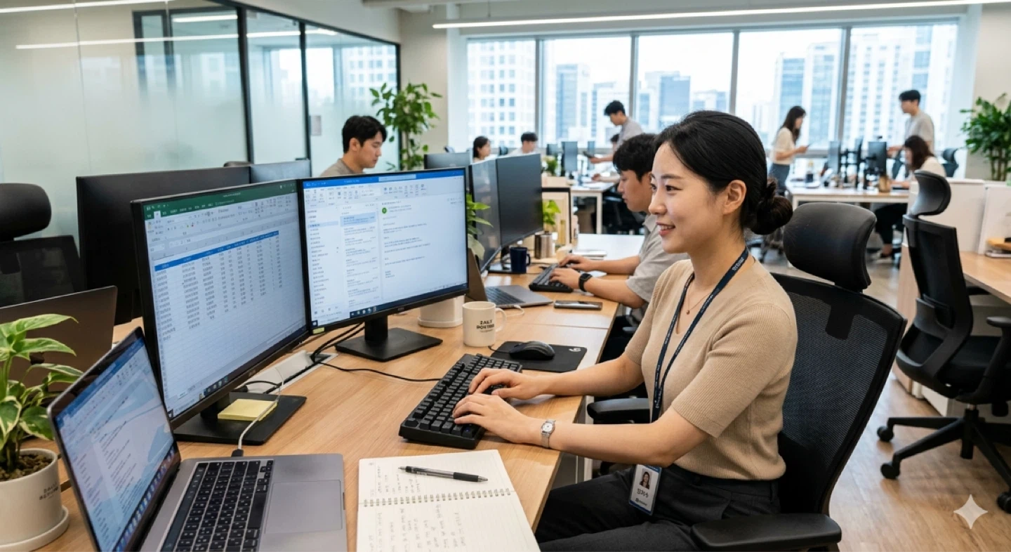 고객 안내 및 사무보조 업무 구인합니다.