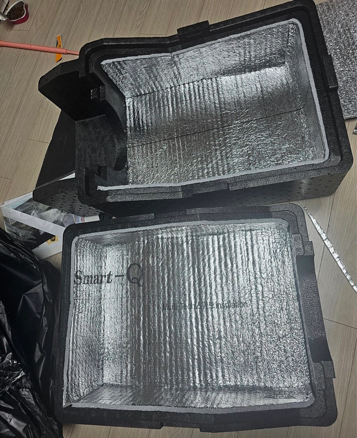 고양이 집 내부 단열재