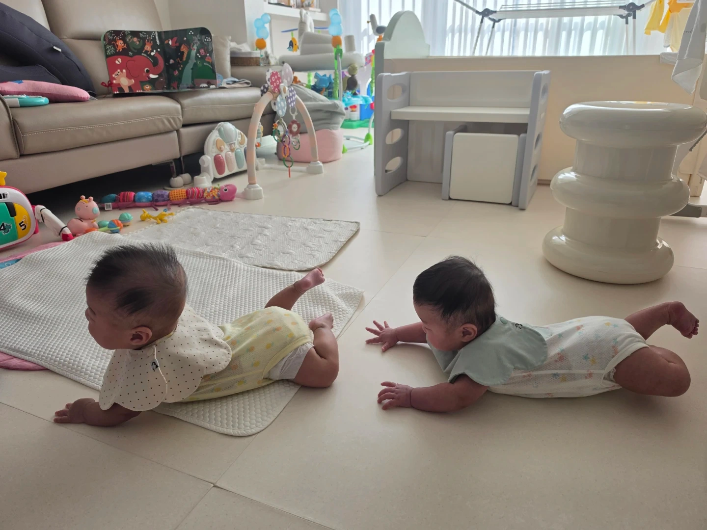 7개월 아기 베이비시터분 구합니다 (남여 쌍둥이)