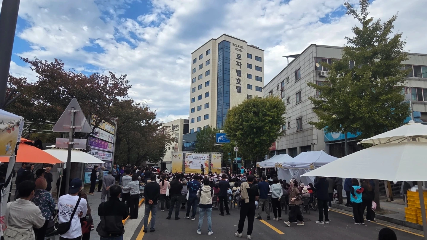 원곡동 행정복지센터 축제 행사철수 2시간