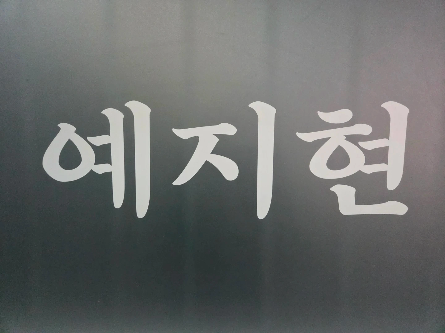 예지현 중국집 주방보조