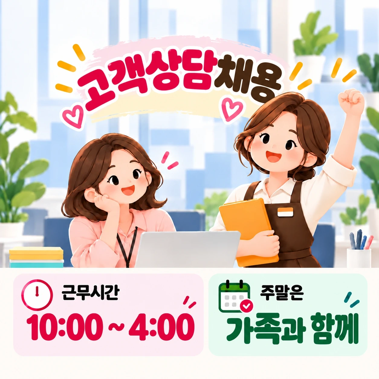 고객상담안내 신입 경력 모집