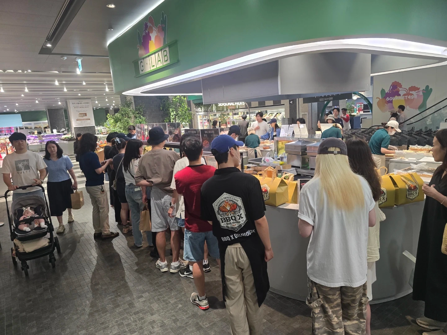 롯데백화점 일산점 바베큐 맛집 팝업행사 단기알바구인