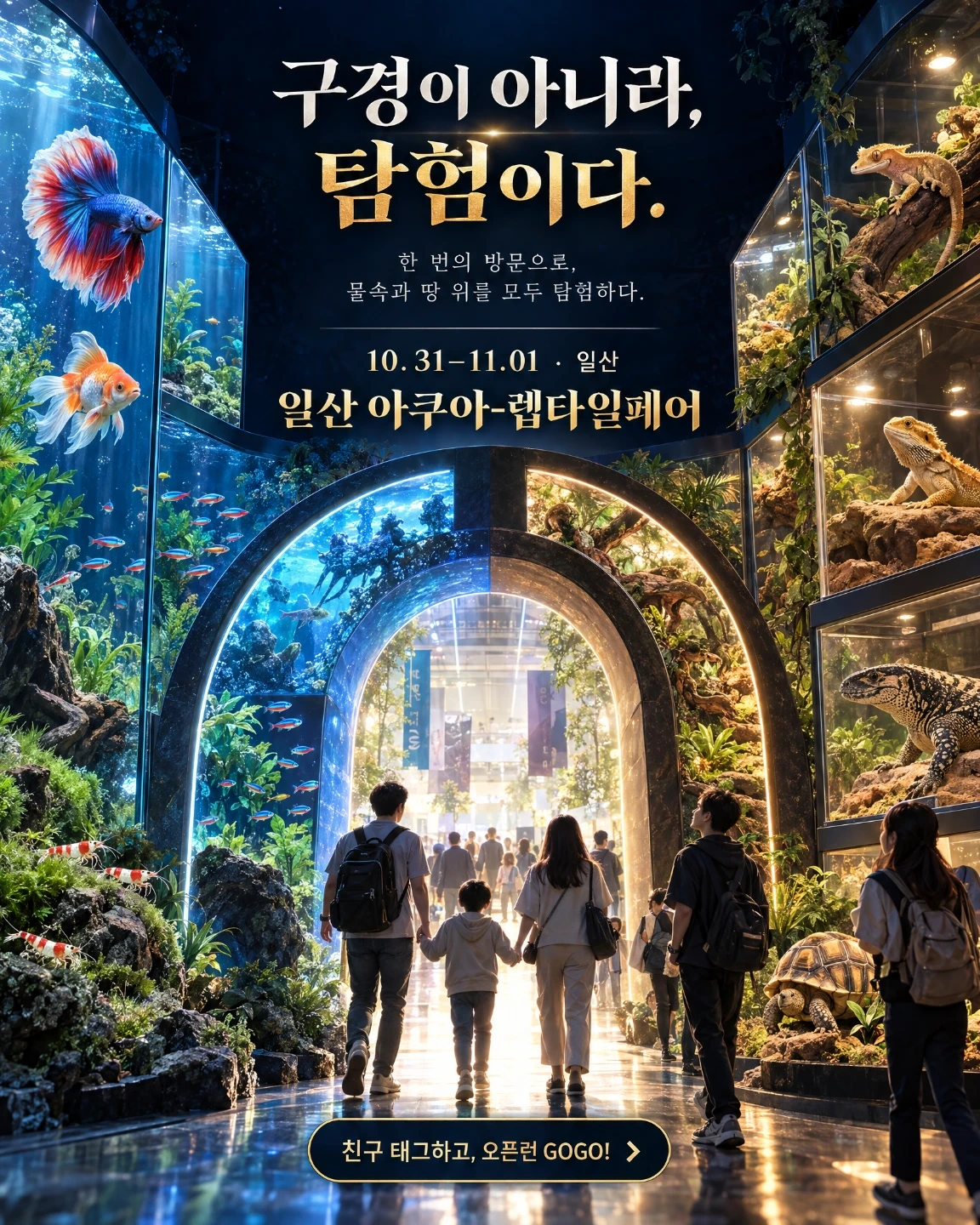 일산 킨텍스 아쿠아렙타일페어 박람회 파충류판매 알바
