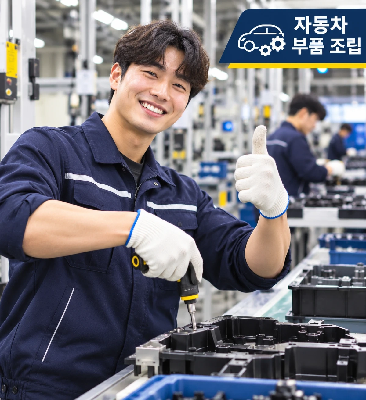 (왜관)단순 자동차부품 조립원 모집