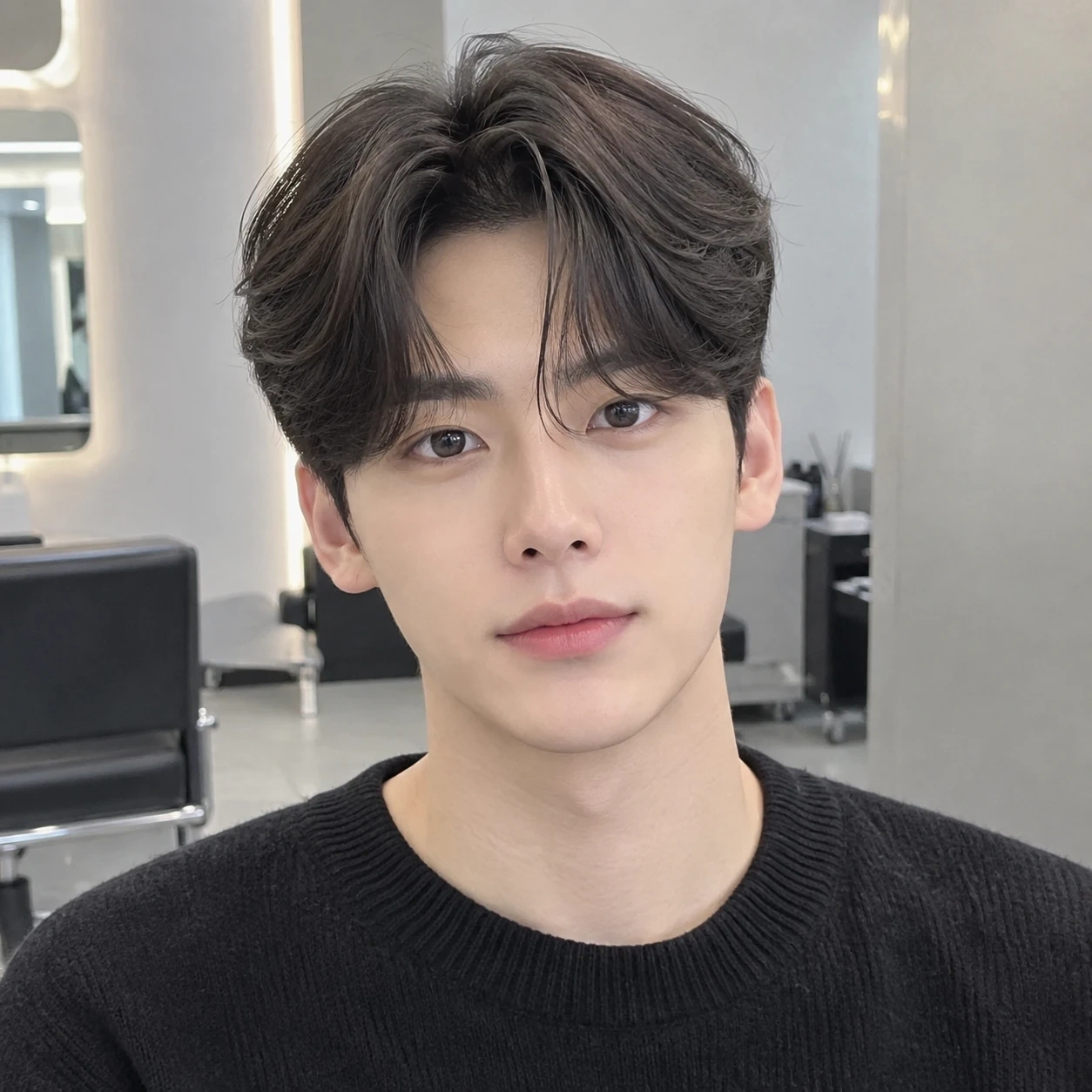 맨즈 펌 모델