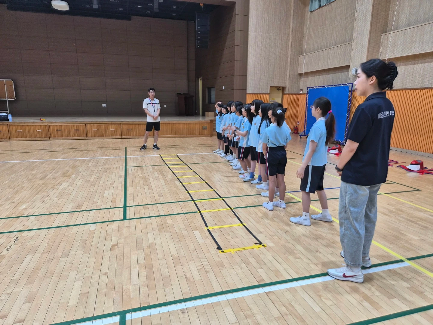 체육수업 보조선생님 구인공고