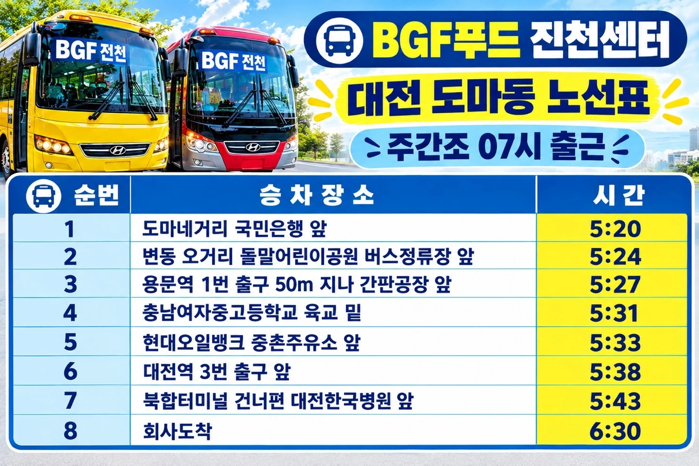 BGF진천푸드 ! 원하는날만근무! 주간급구!!!!!