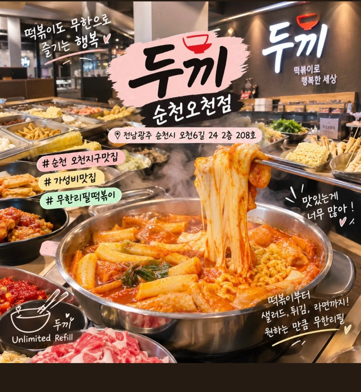 두끼 순천오천점 주방오전 파트타이머 모집
