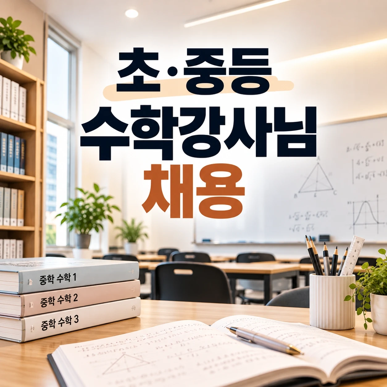 초,중등 수학강사모집