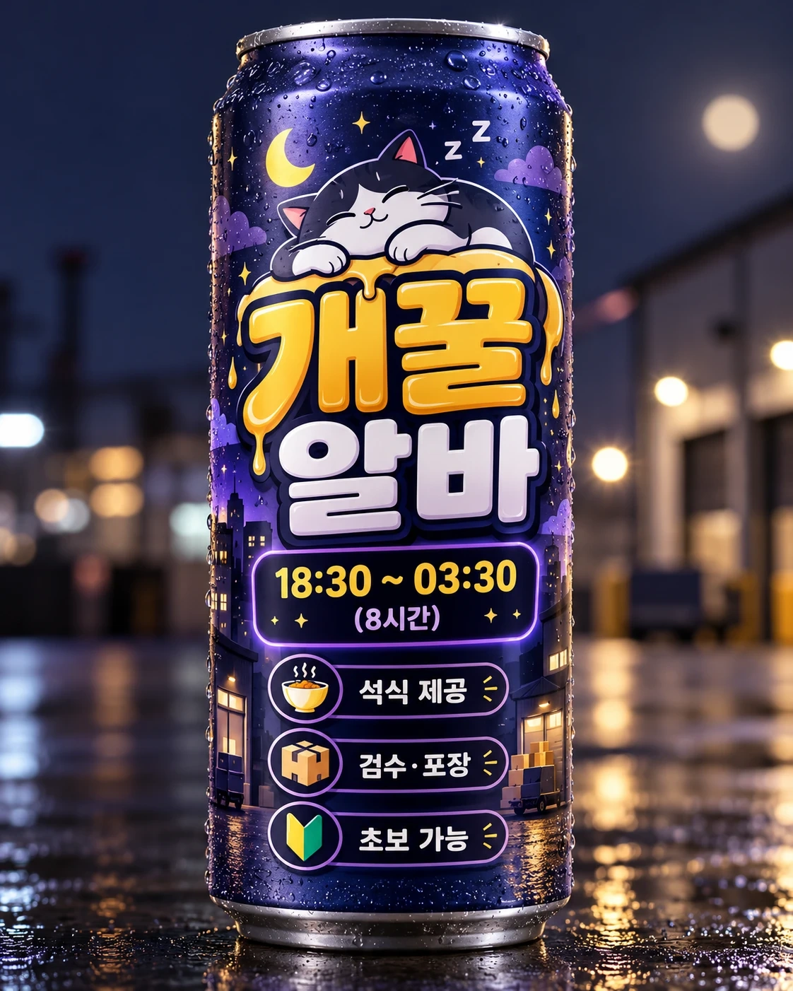 야간급구!(당일지급)오늘바로출근!쉬운업무꿀알바!자차출근
