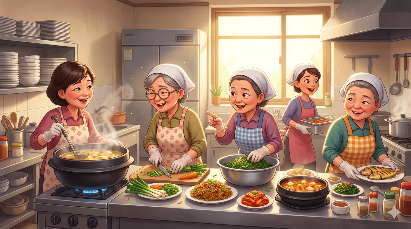 부천 구내식당 실장님, 반찬, 전처리 설거지 구인