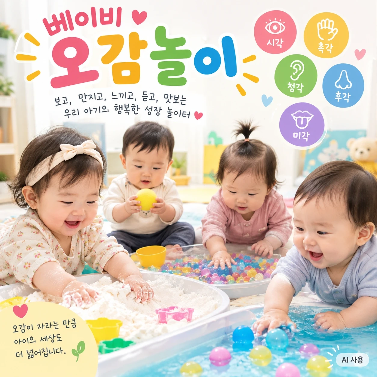 문화센터 오감놀이 강사 구인