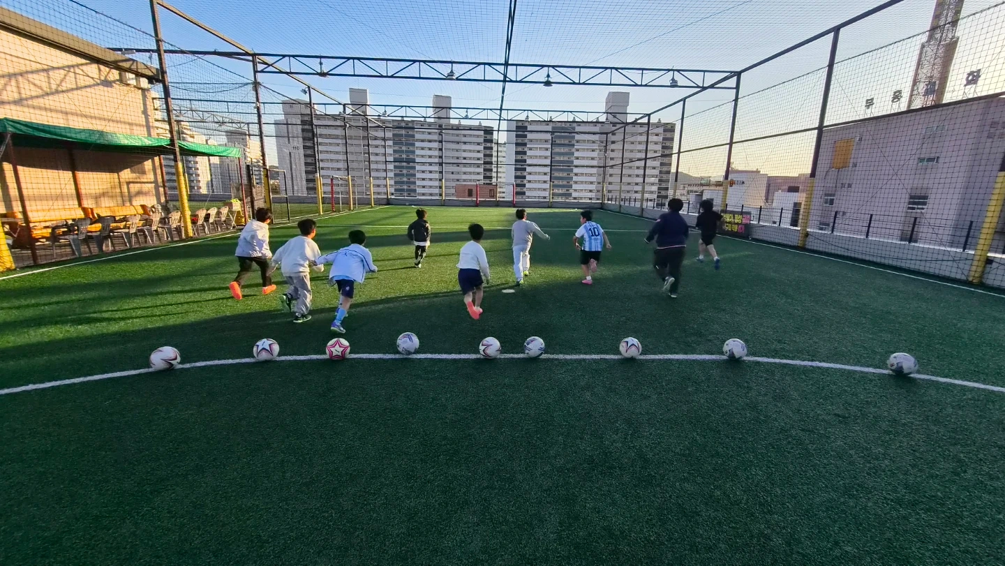 유치부축구수업 서브 안전지도,사진촬영 도와주실분