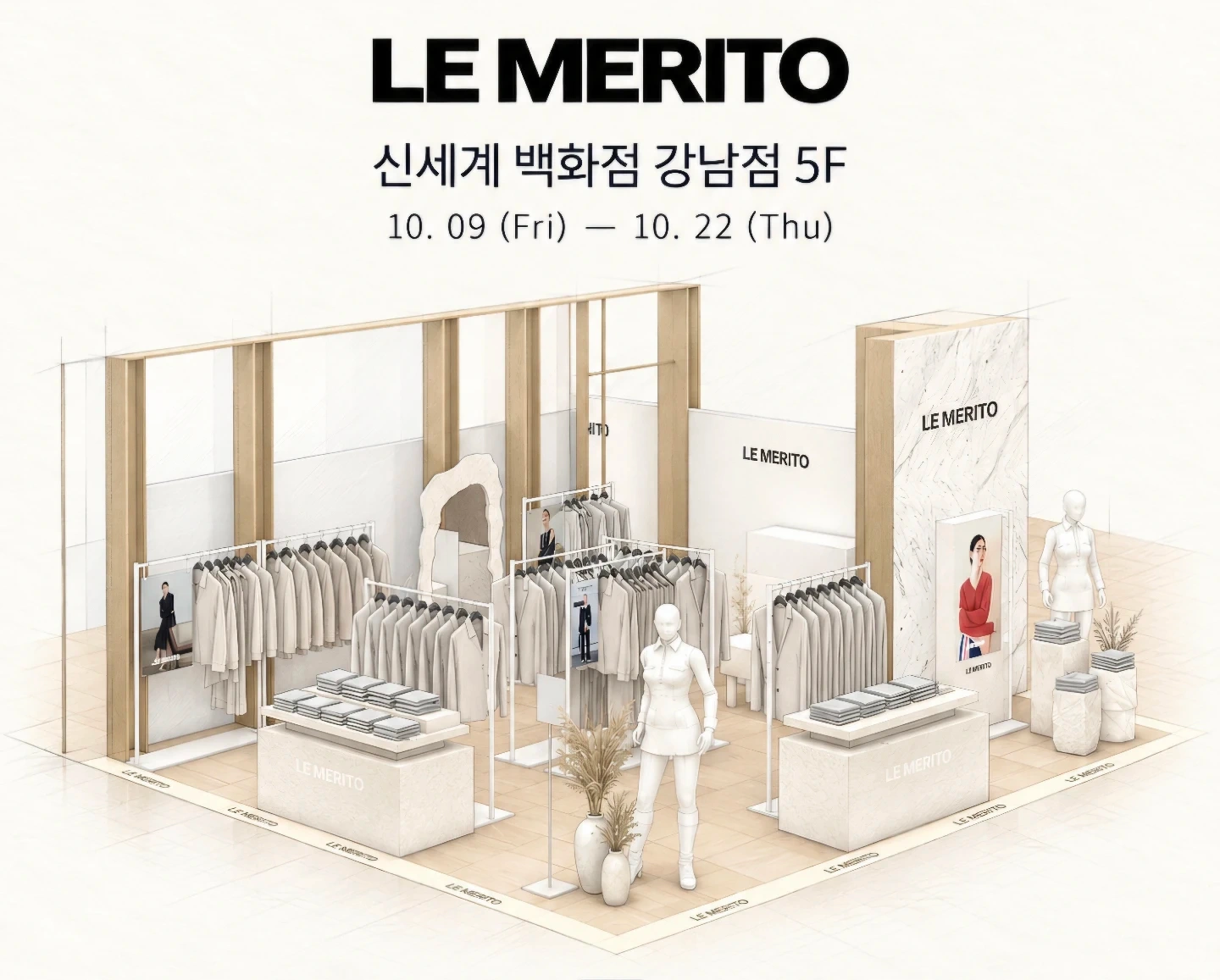 일급13만원 신세계백화점 강남점 팝업 스탭