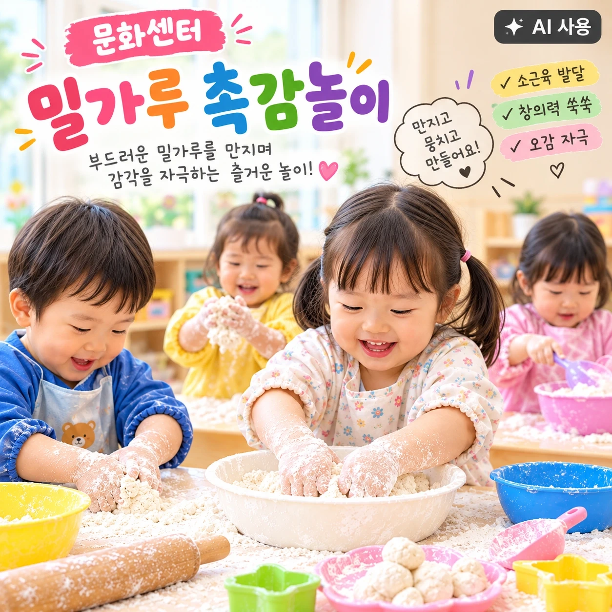 문화센터 오감놀이강사(천안 아산)