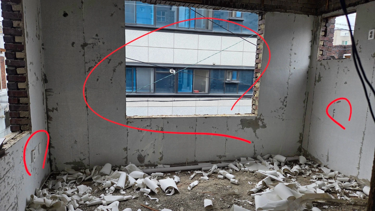 벽지 깔끔하게 떼주실분. 내용필독!!!