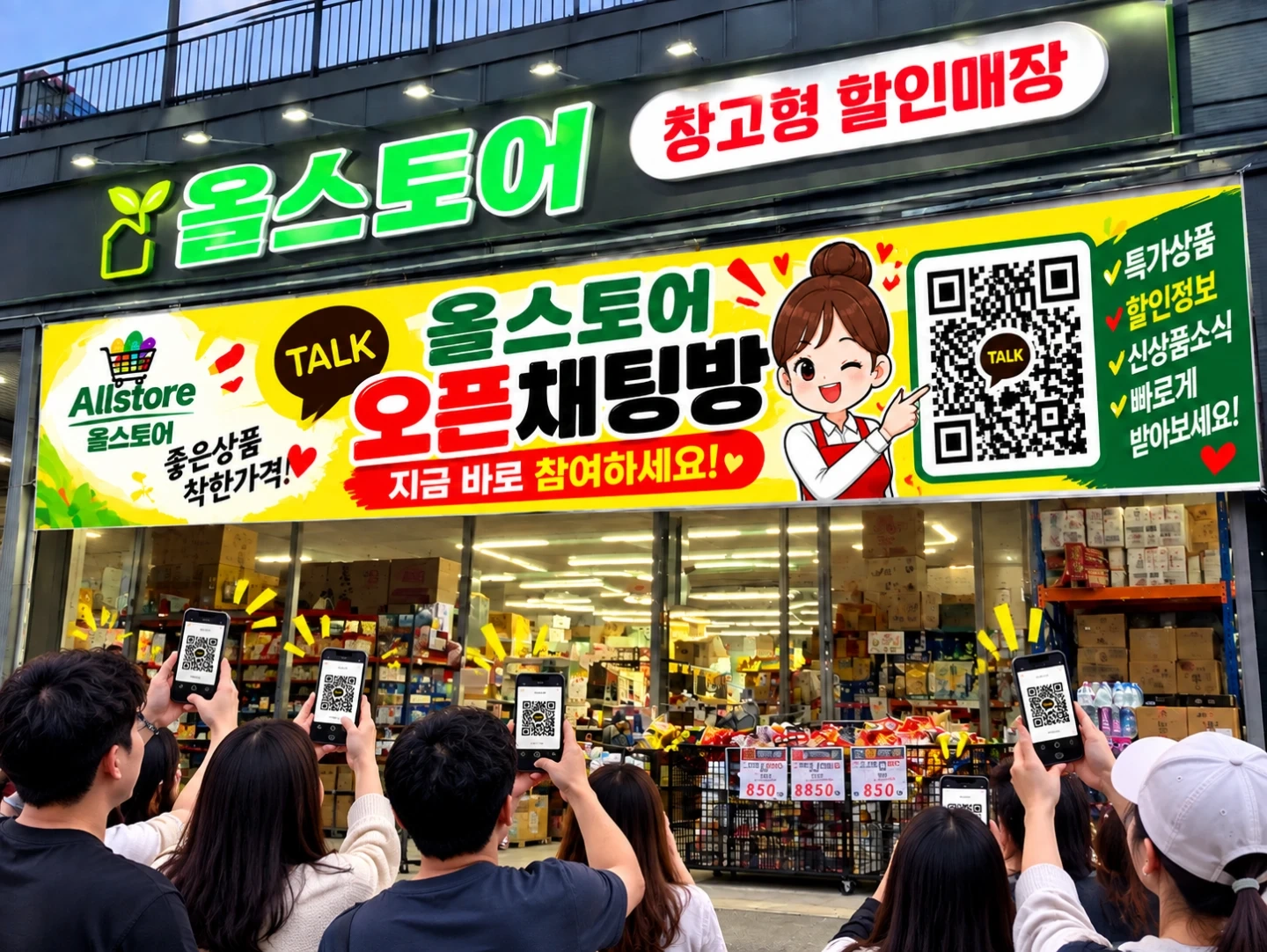 계산원및 매장관리직 사원모집