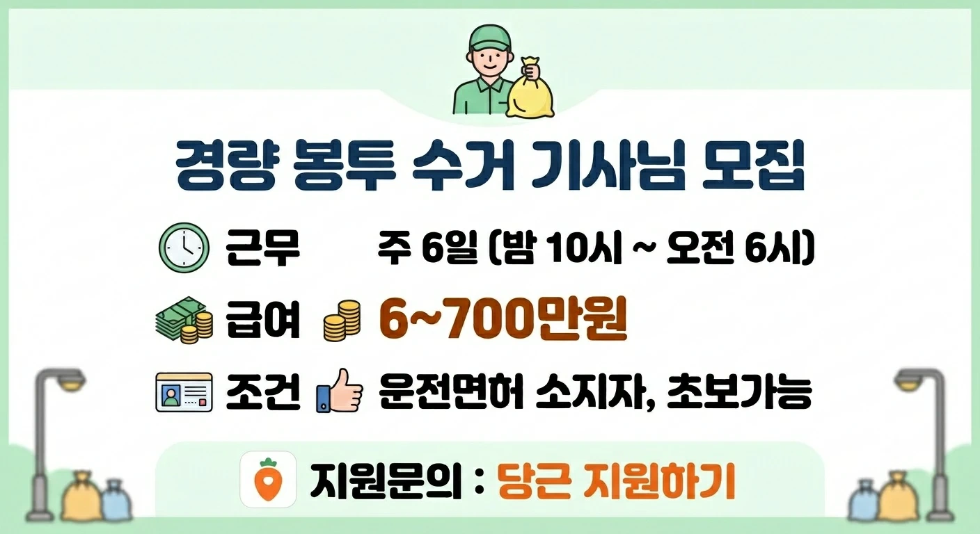 성실하게 일 하실 분