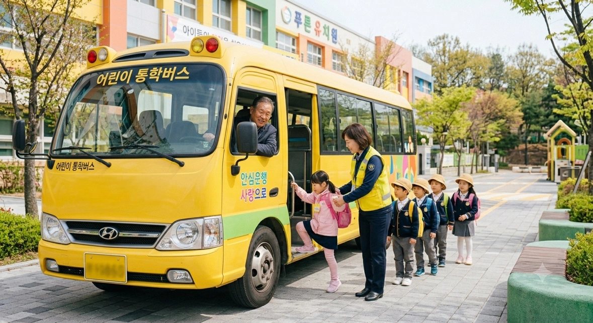유치원 통학차량 안전도우미